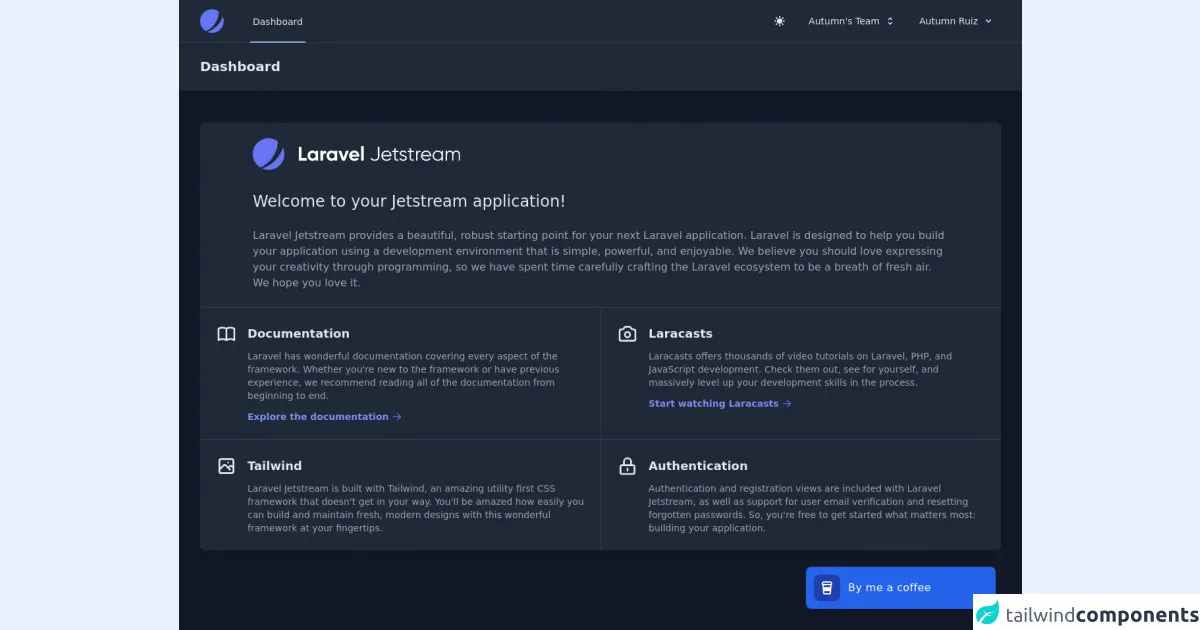 Jetstream Welcome Page
