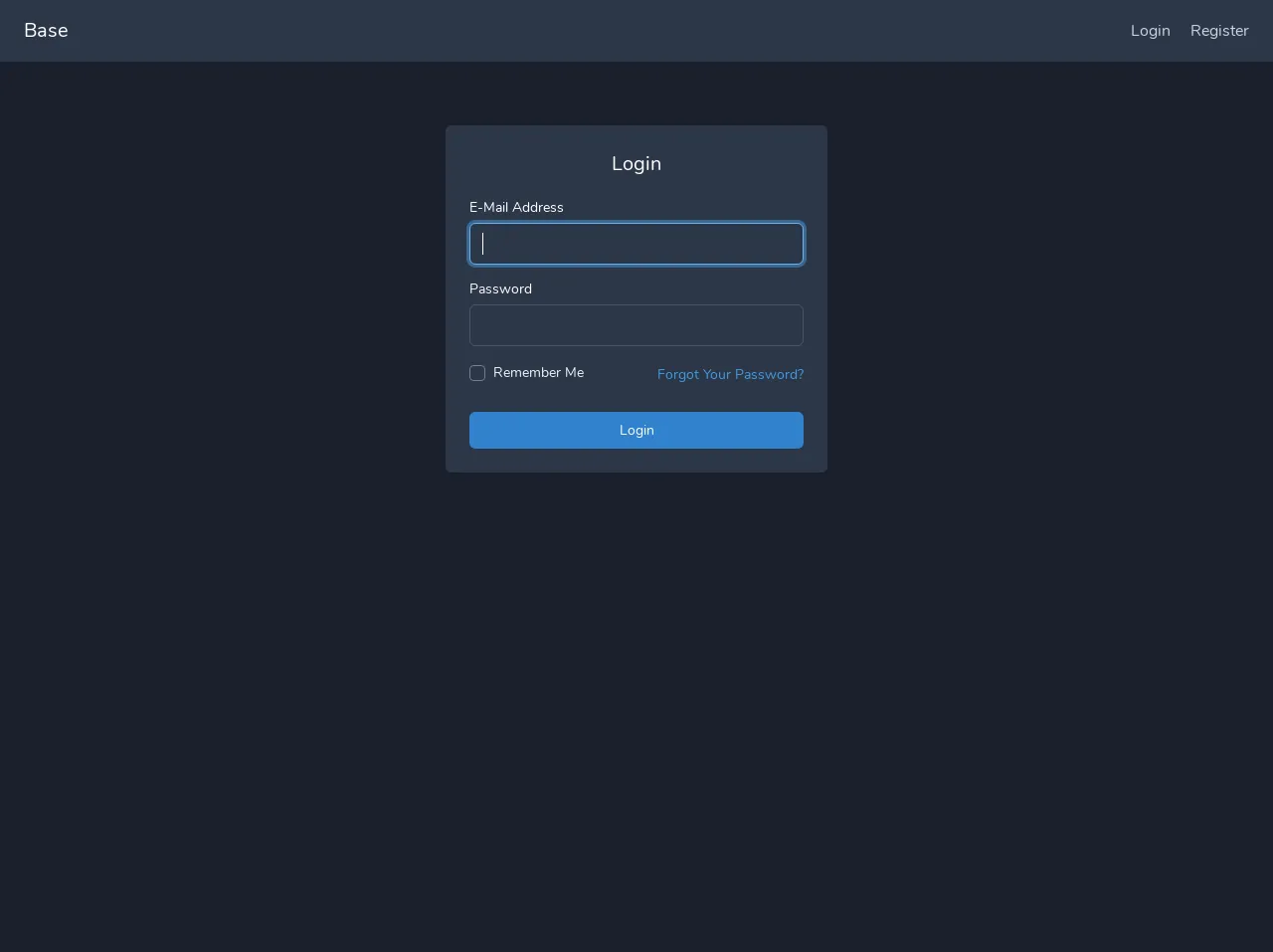 Laravel preset